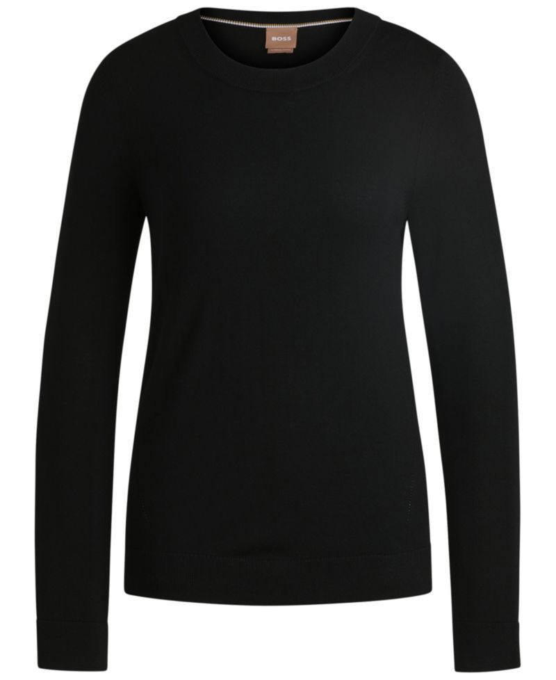 BOSS by Women's Crew-Neck Sweater