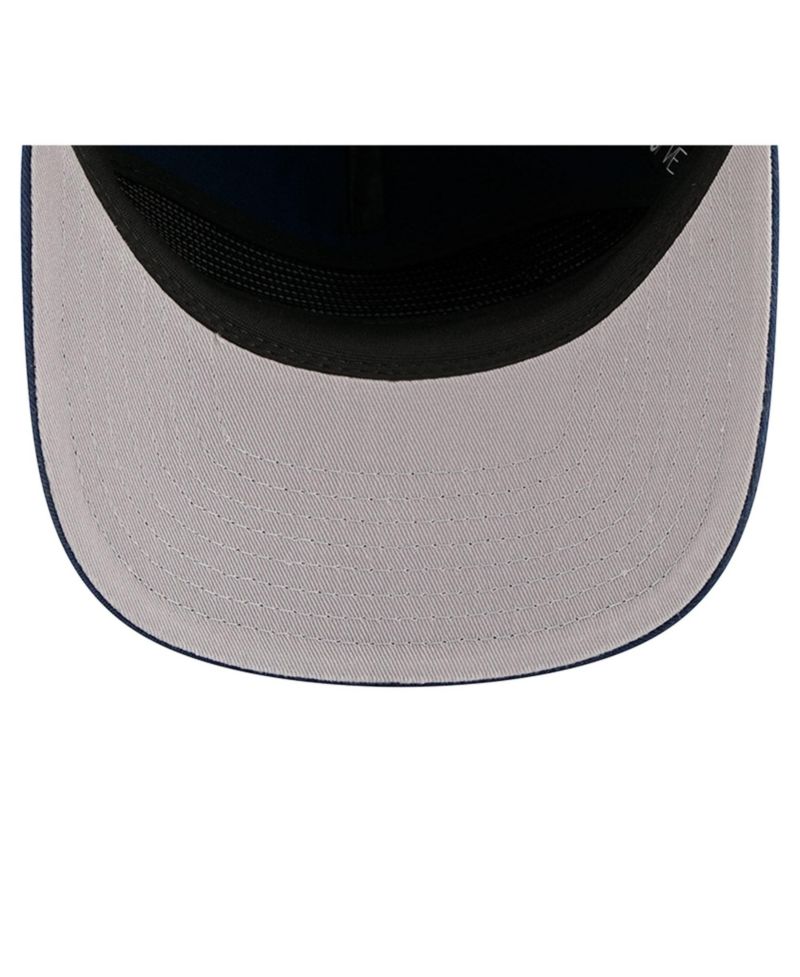 Men's Navy New England Patriots Stacked 19TWENTY Adjustable Hat