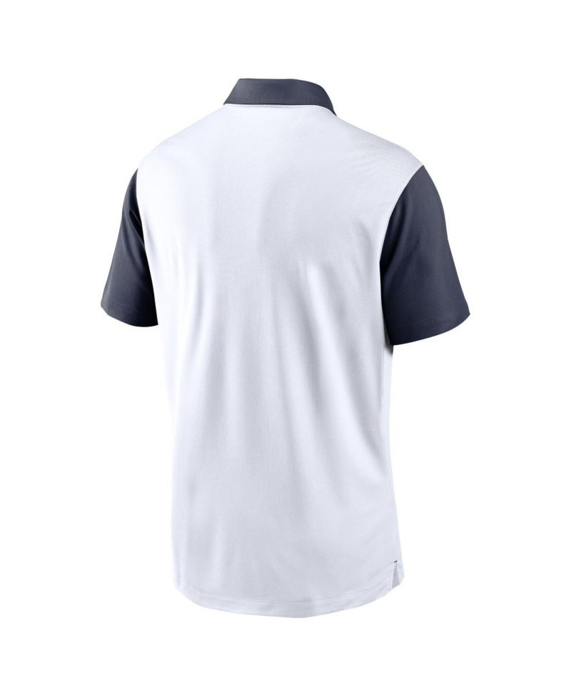 Men's White Michigan Wolverines Primetime Campus Vapor Performance Polo