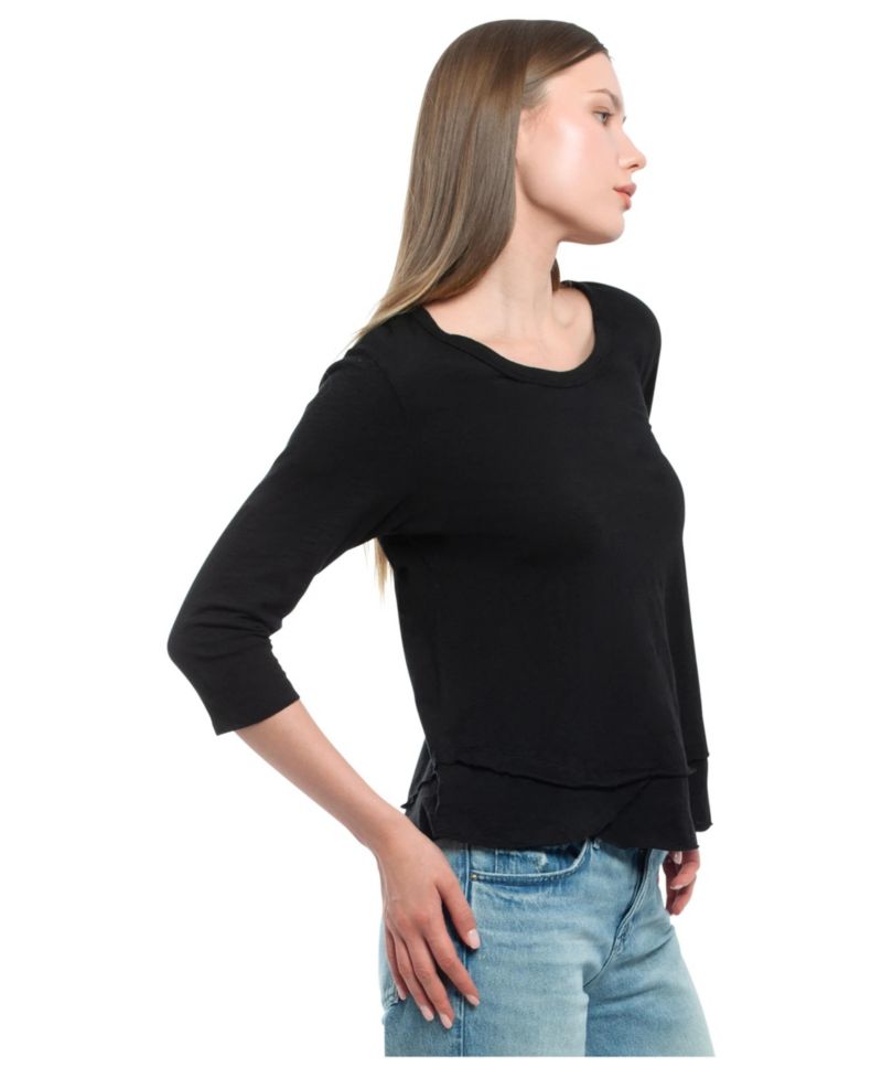Women's Sleeve Mock Layer Tee