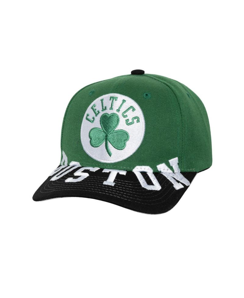 Men's Kelly Green/Black Boston Celtics Under Arch Two-Tone Pro Crown Snapback Hat