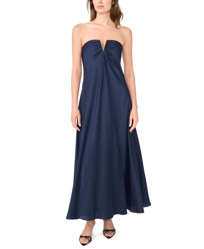 Women's The Emerson Maxi Strapless Satin Dress
