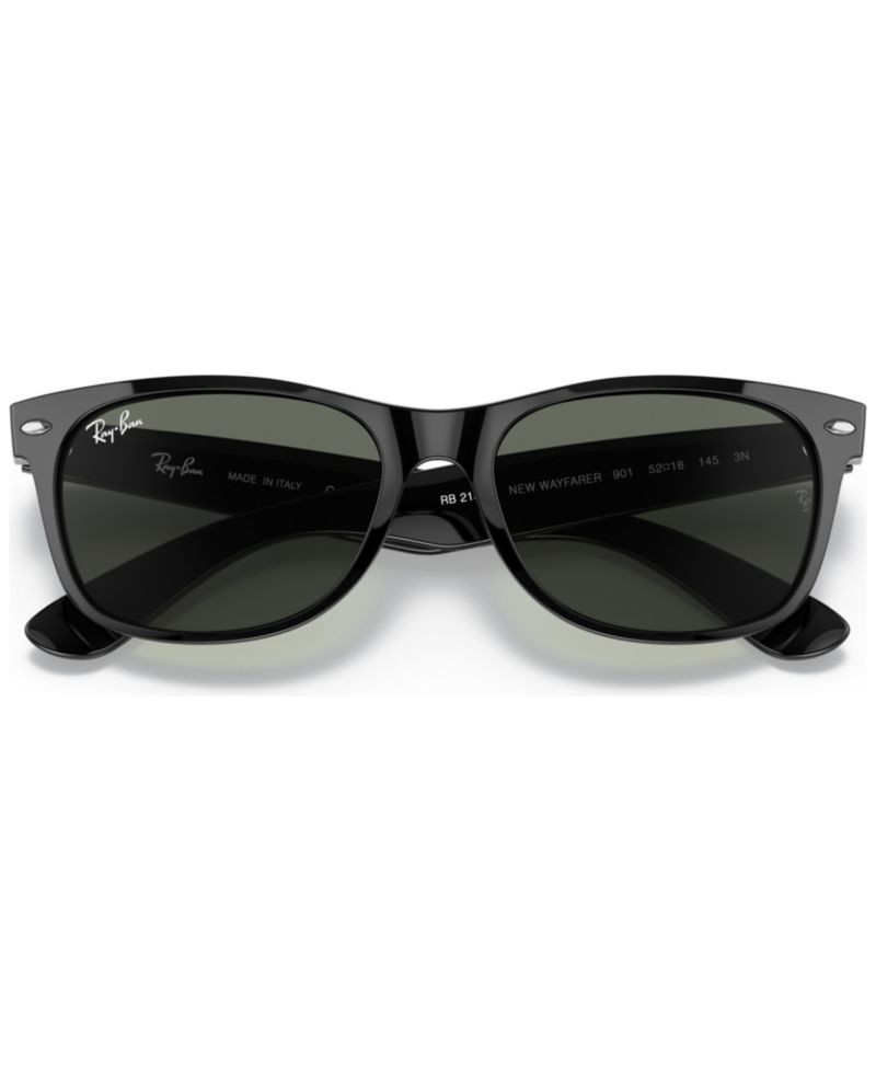 Unisex Low Bridge Fit Sunglasses, RB2132F NEW WAYFARER CLASSIC 58