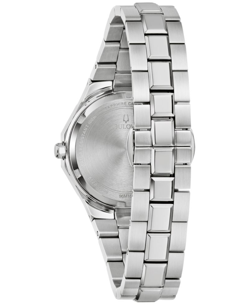 Women's Classic Silver-Tone Stainless Steel Bracelet Watch, 32mm