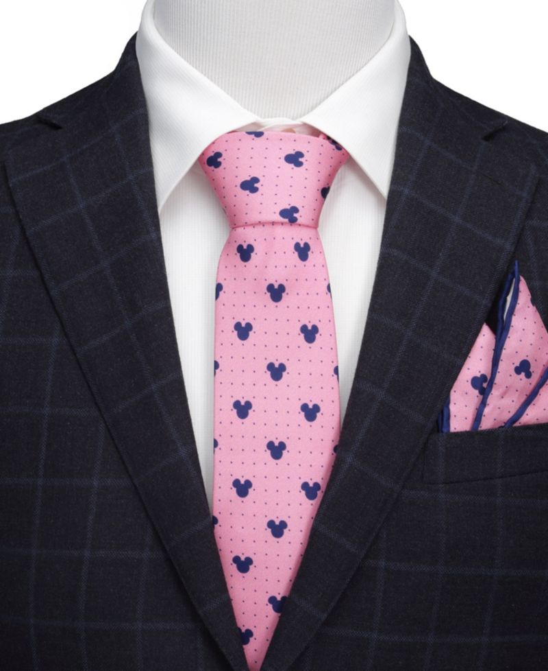 Men's Mickey Mouse Dot Tie