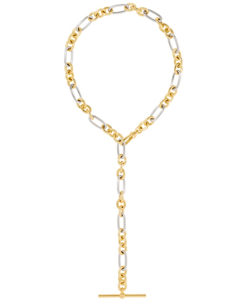 Embry Mixed Metal Link and Chain Necklace