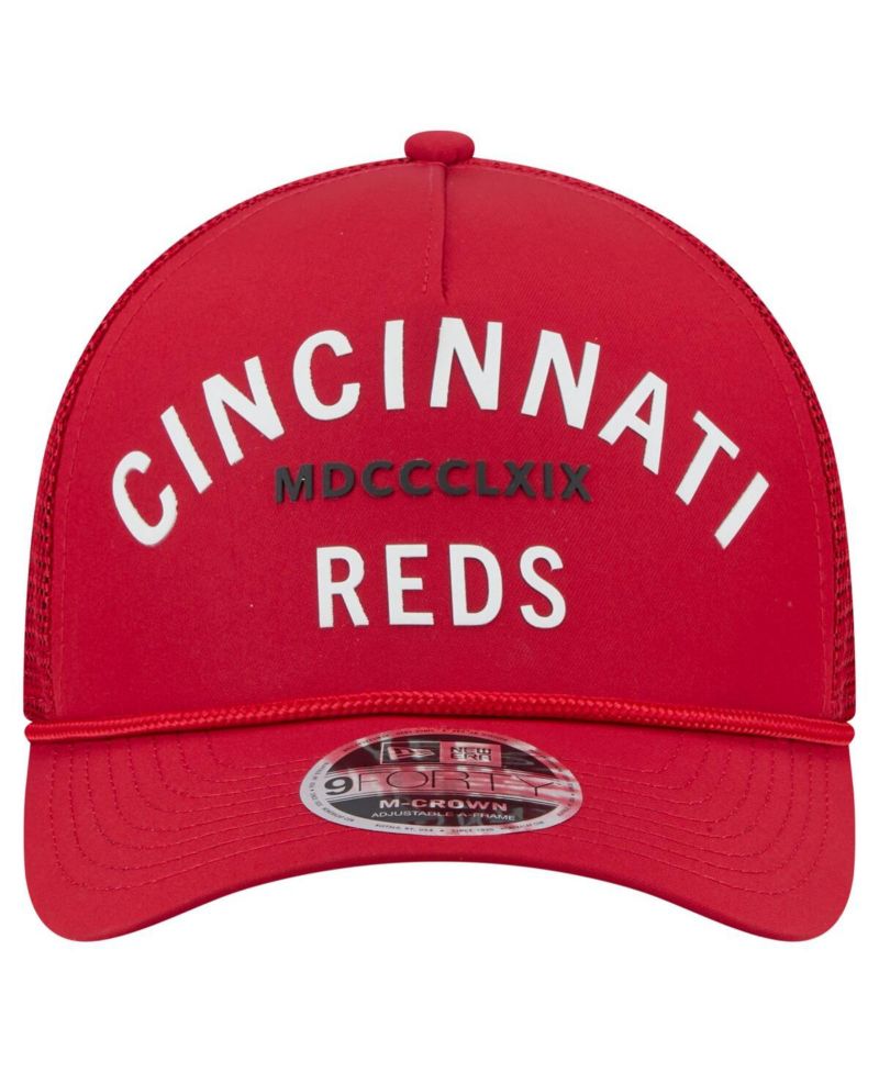 Men's Red Cincinnati Reds Minimalist 9FORTY A-Frame Adjustable Hat
