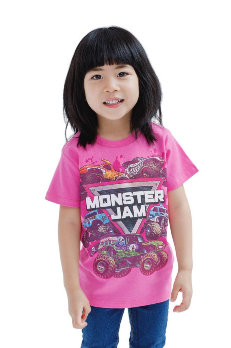 Toddler Girls 2T-5T 2-Pack Short Sleeve Graphic T-Shirts