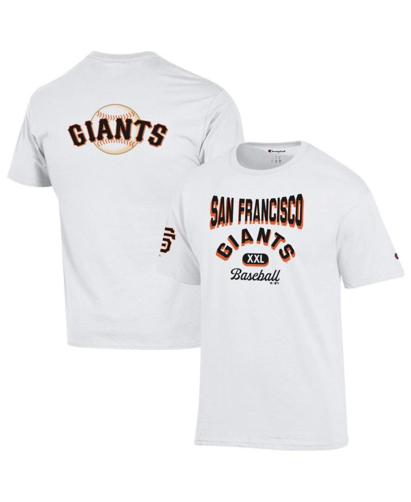 Men's White San Francisco Giants 3-Hit Jersey T-Shirt