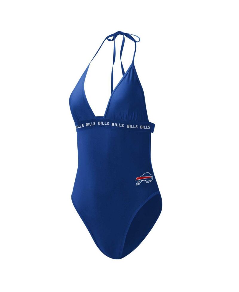 Women's Royal Buffalo Bills Full Count One-Piece Swimsuit