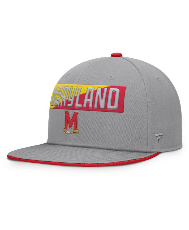 Men's Gray Maryland Terrapins Duo Snapback Hat