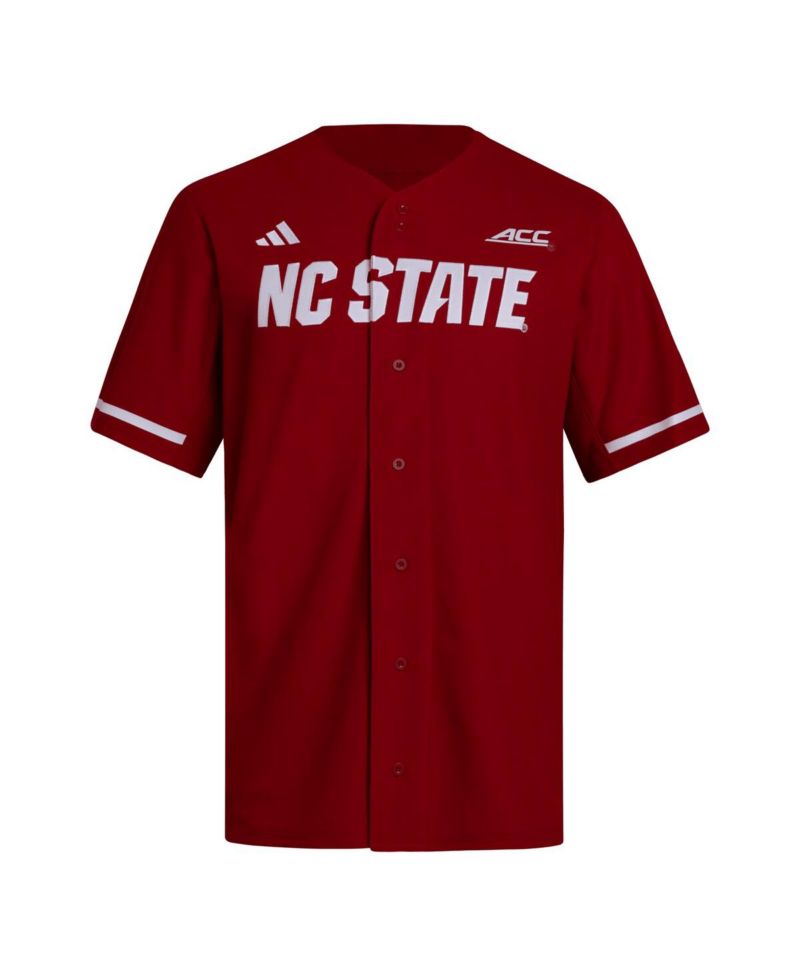 Men's Red NC State Wolfpack Replica Baseball Jersey
