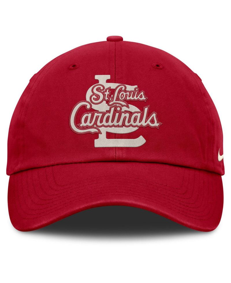 Men's Red St. Louis Cardinals Statement Club Adjustable Hat