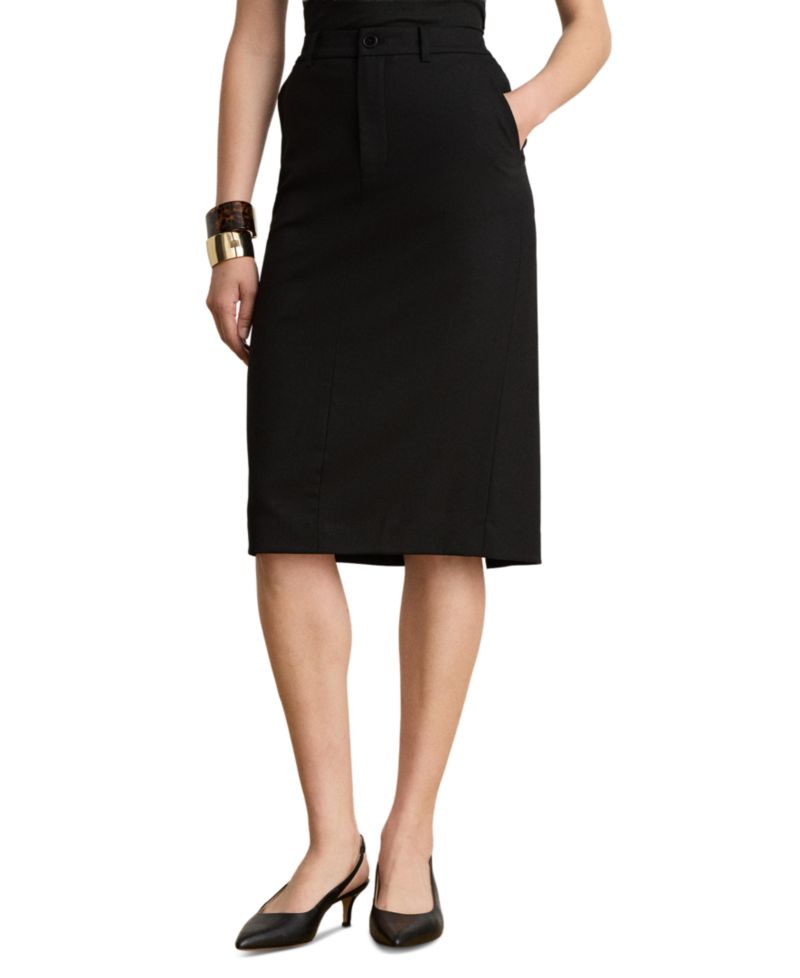 Women's Back Vent Pencil Skirt