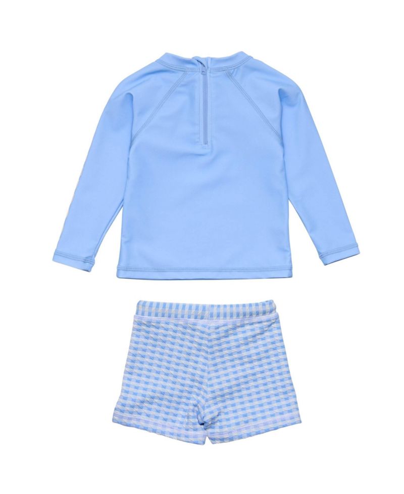 Little Boys Seaside Blue LS Set