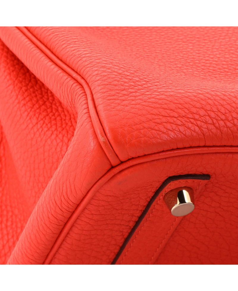 Birkin 30 Handbag Orange Togo with Gold Hardware