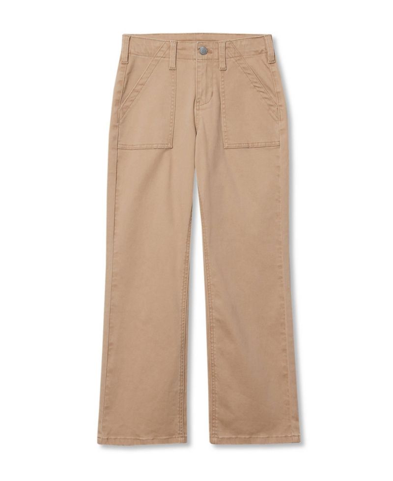 Girls Woven Utility Cargo Pant with Pockets