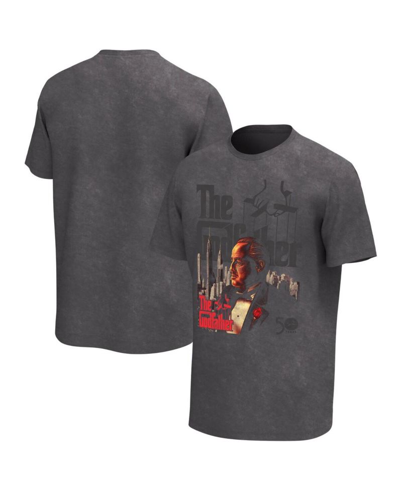 Men's Black The Godfather Graphic T-shirt