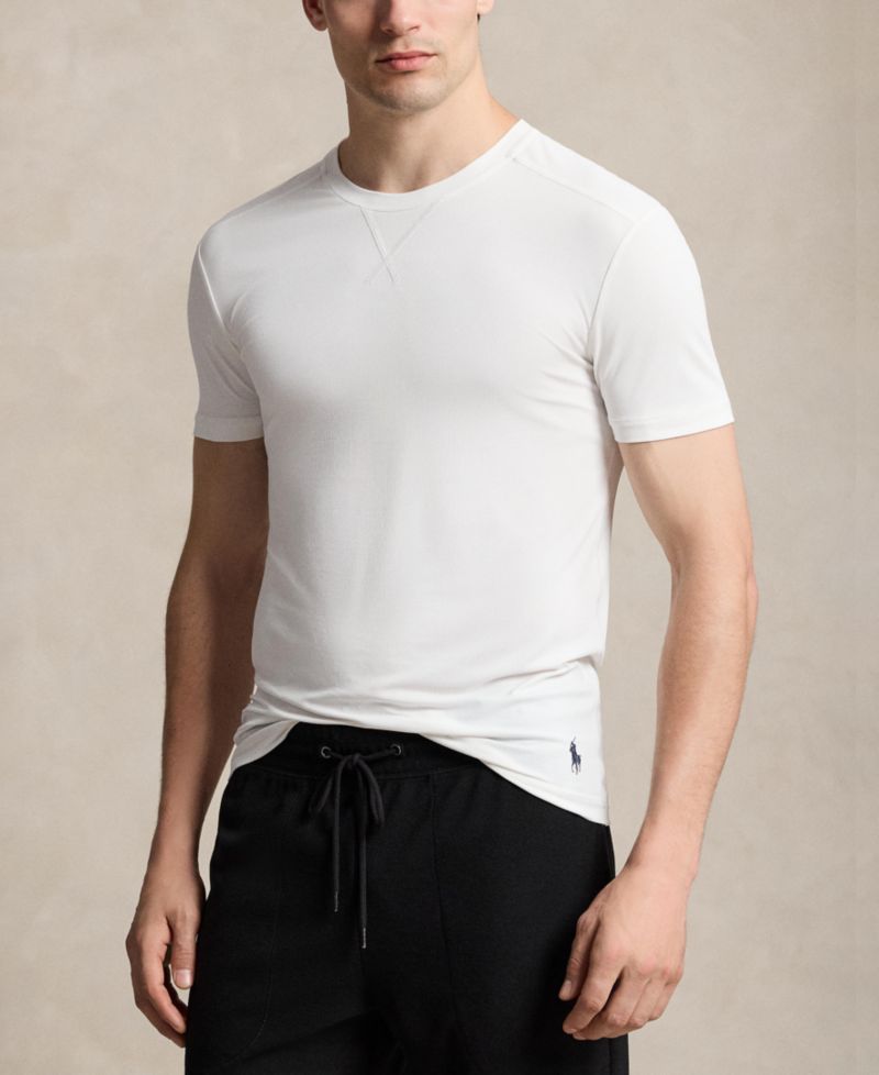 Men's Performance Sport Crewneck Undershirt, 3-Pack