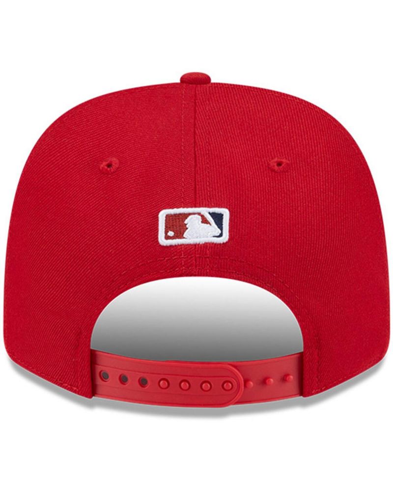 Men's Red Washington Nationals Player Replica 9SEVENTY Adjustable Hat