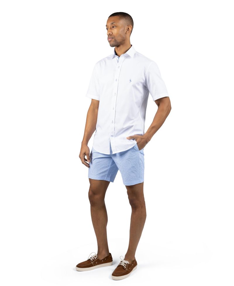 Men's Seersucker Stripe Short