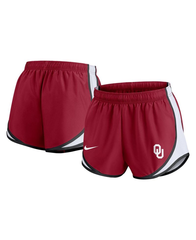 Women's Crimson Oklahoma Sooners Spring Break Tempo Performance Shorts