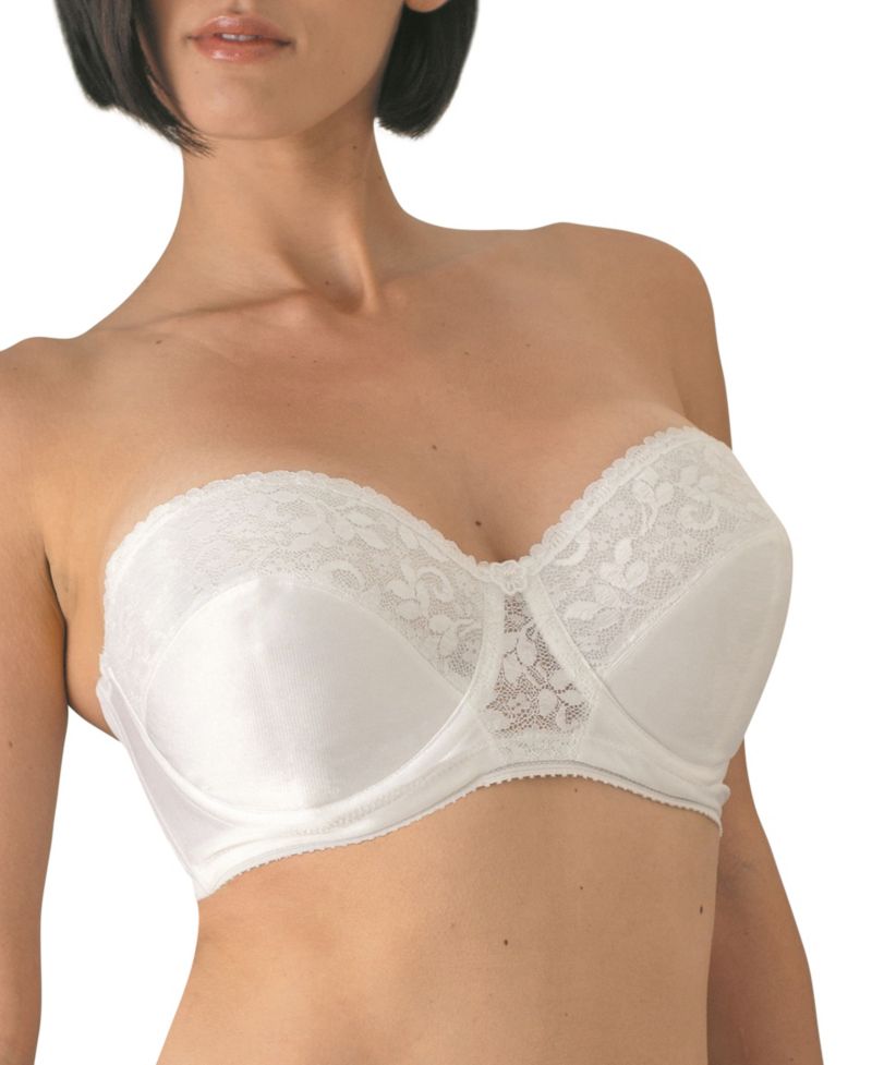 Women's Full Coverage Lace Strapless Bra