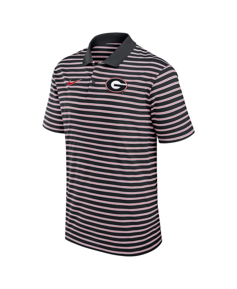 Men's Georgia Bulldogs Primetime Victory Striped Performance Polo