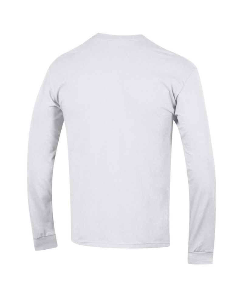 Men's Red Georgia Bulldogs Arch Over Logo 2-Hit Long Sleeve T-Shirt