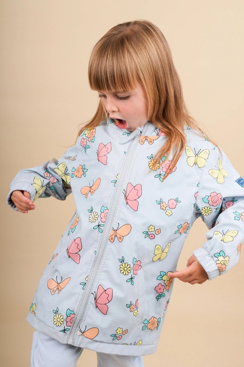 Girls Color Changing Hooded Raincoat