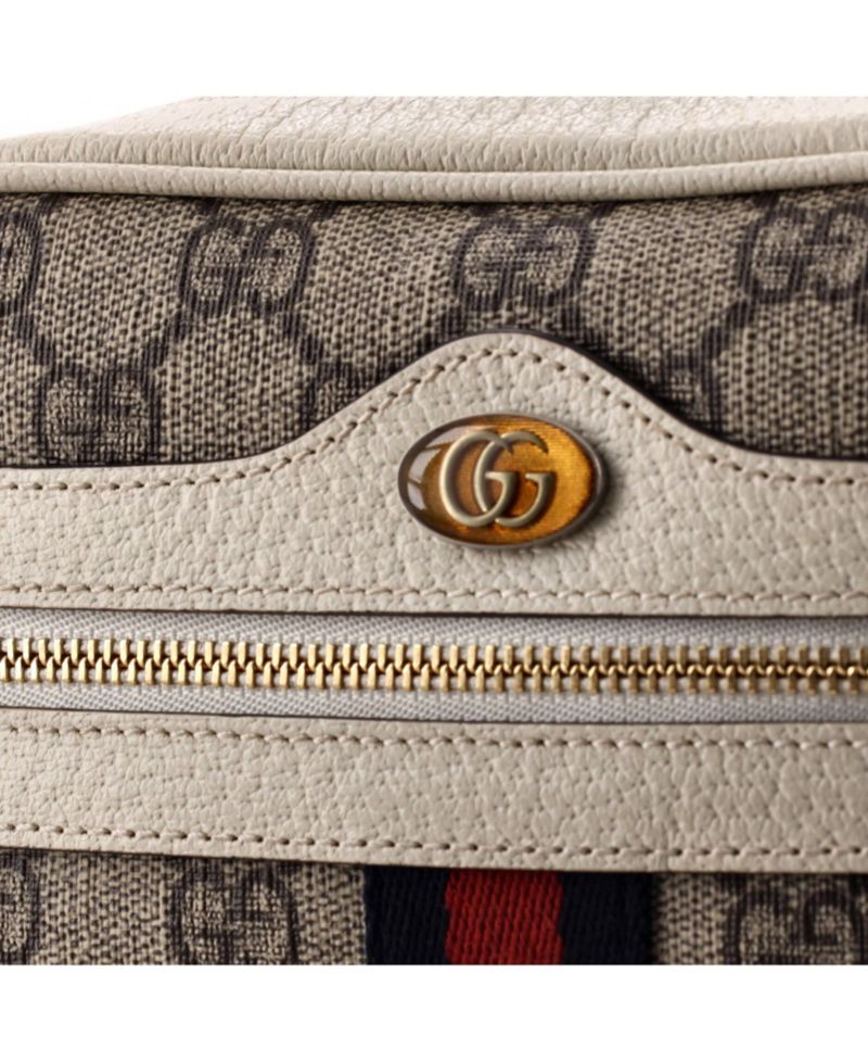 Mini Ophidia Shoulder Bag GG Coated Canvas