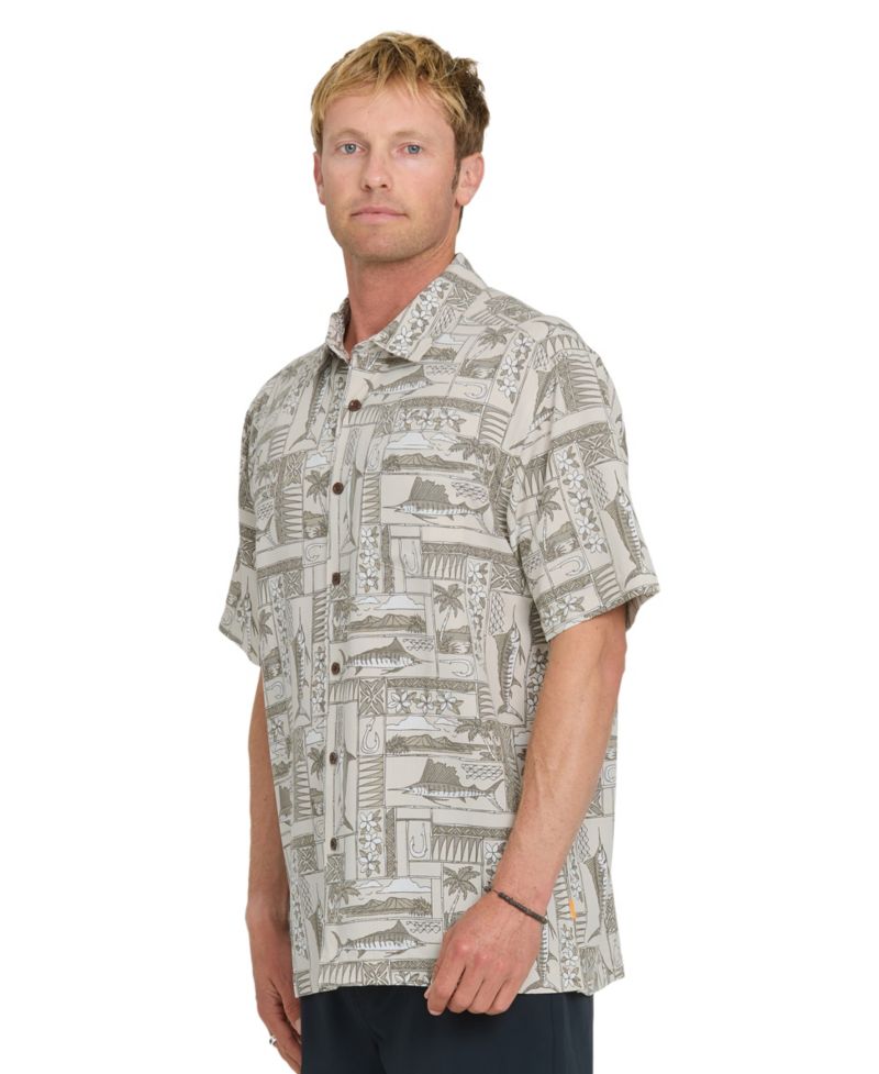 Quiksilver Men's Short-Sleeve East Cape Shirt