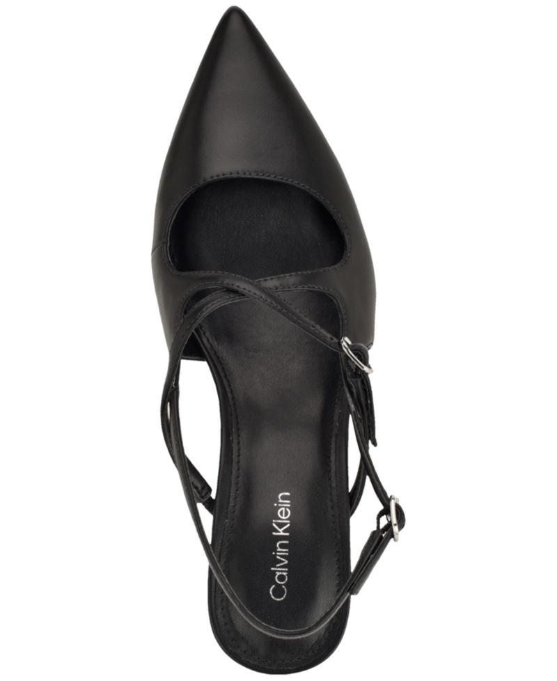 Women's Vierra Strappy Slingback Kitten Heel Pumps