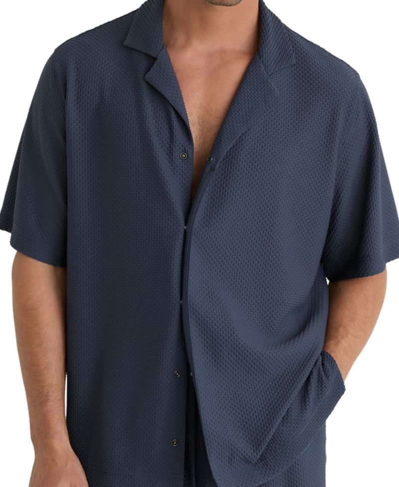 Men's Samson Textured Cuban Shirt