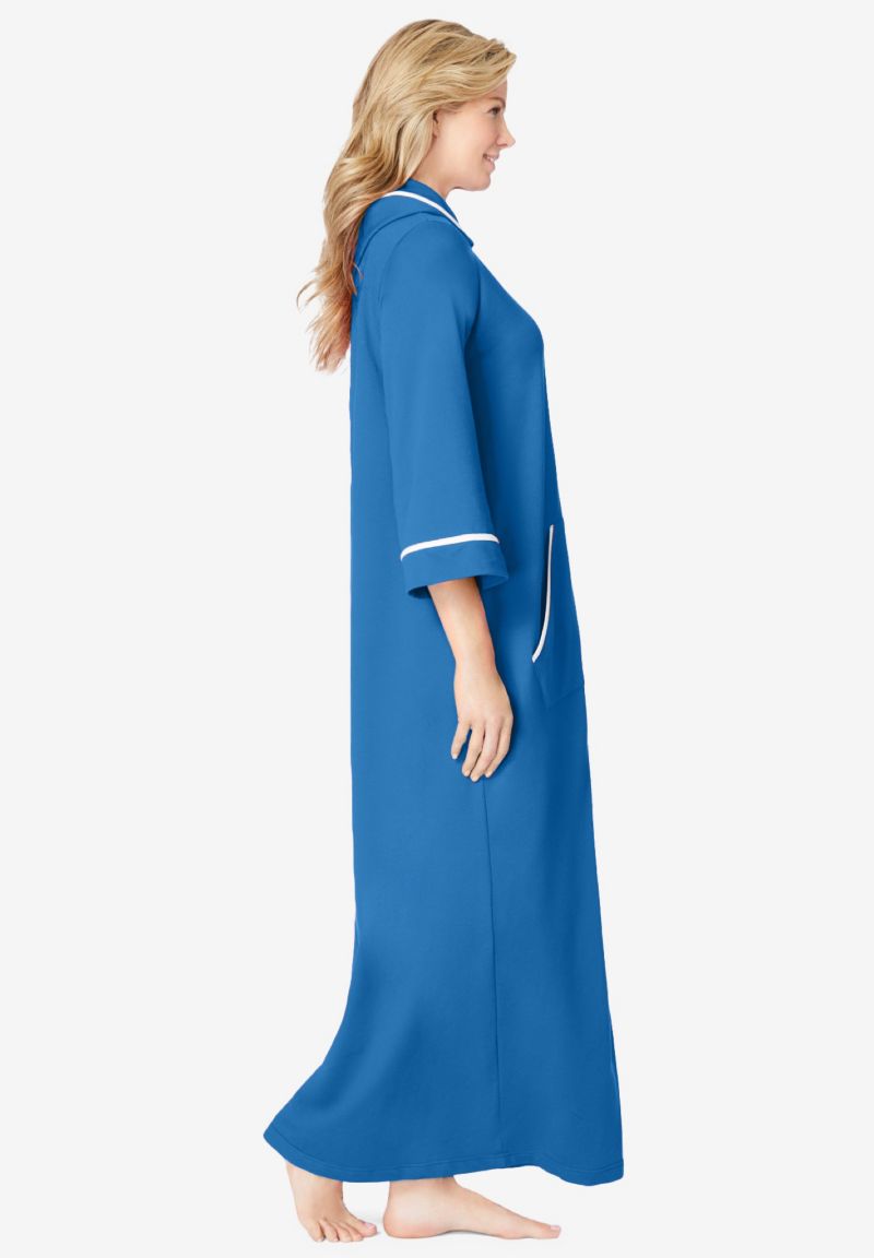 Plus Size Plus Long French Terry Robe