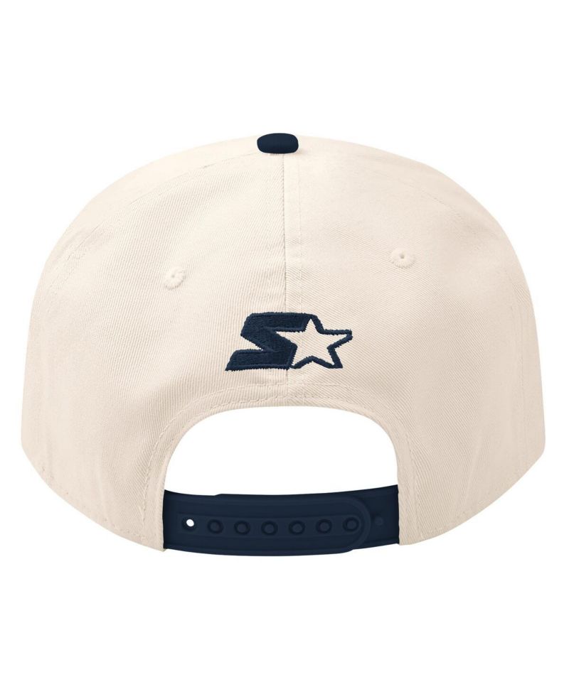 Men's Cream/Navy Chicago Blackhawks Blue Wave Classic Adjustable Hat