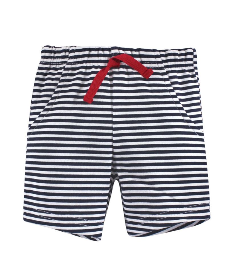 Baby Boys Hudson Cotton Bodysuit, Shorts and Shoe Set