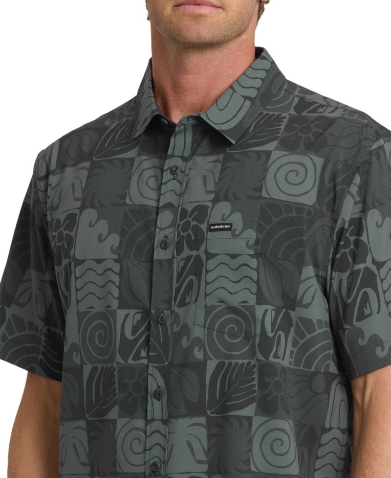 Men's Earth Geo Classic Stretch Ultraviolet Protection Factor Shirt