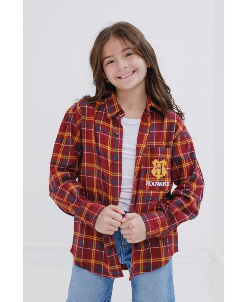 Little Boys (6-16) Flannel Button Down Dress Shirt