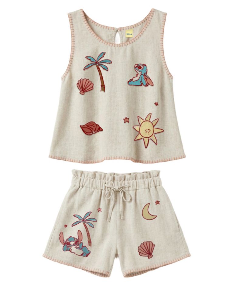 Girls' 2T-6X Sleeveless Tank Top and Shorts, 2-Piece Set
