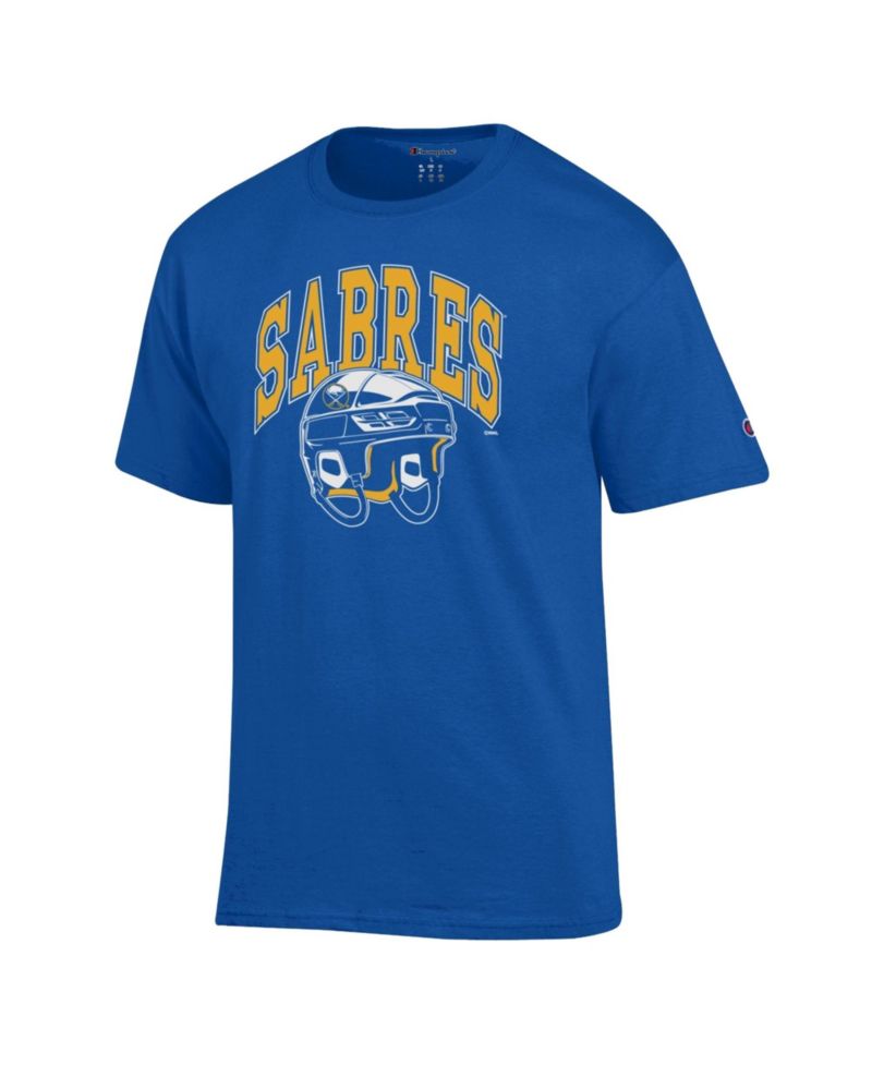 Men's Buffalo Sabres Helmet Screen-Printed T-Shirt