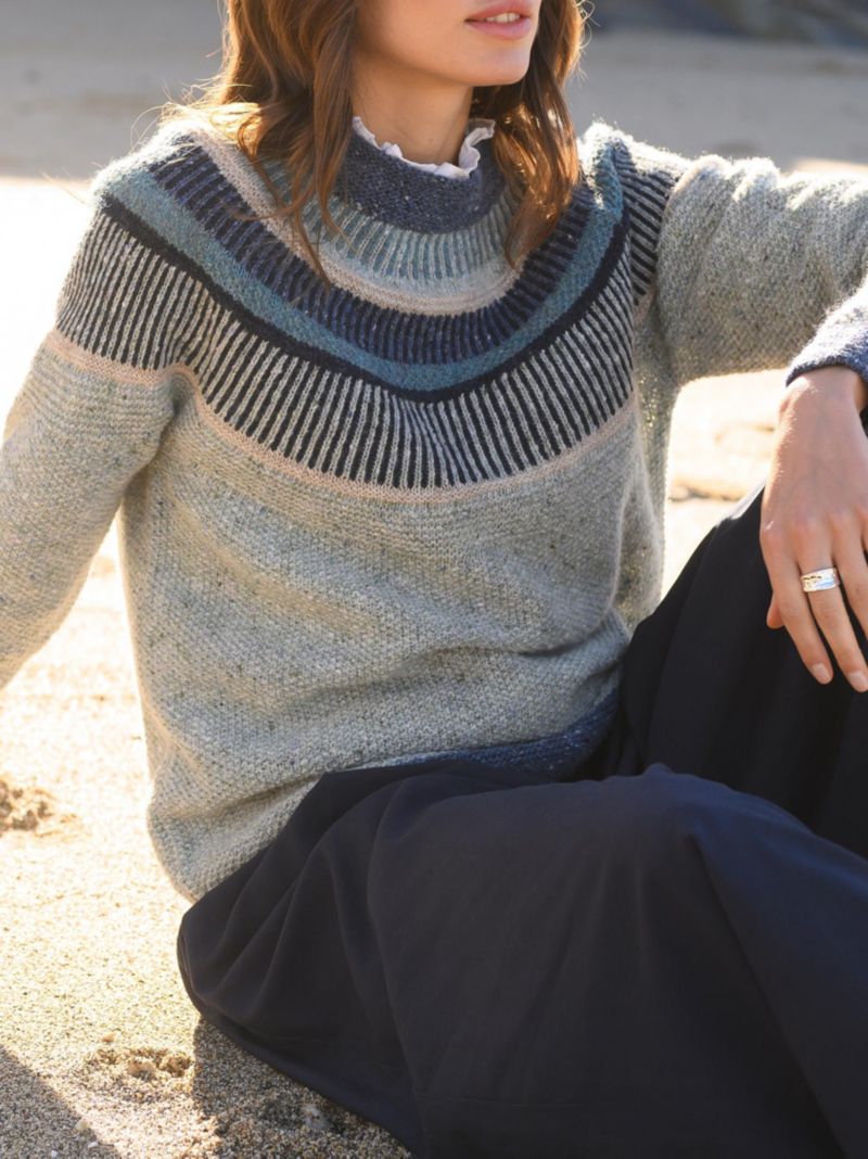Women's Statement Donegal Crew Neck Sweater