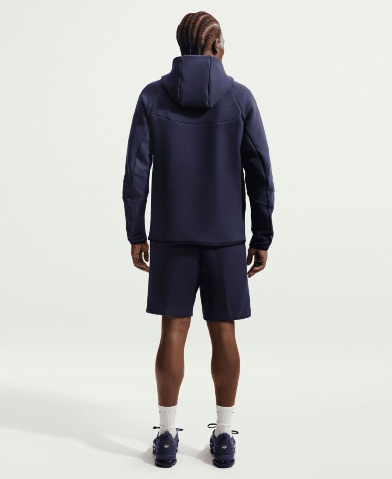 Men's Navy Barcelona Tech Fleece Windrunner Raglan Full-Zip Hoodie