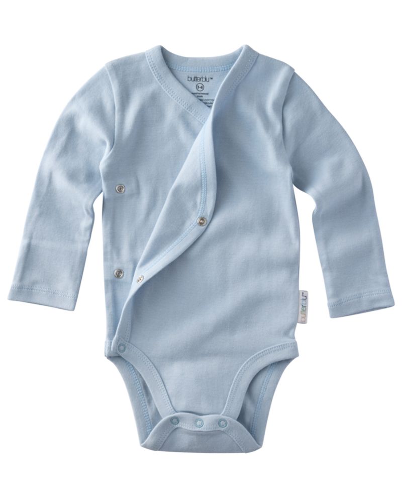 Baby Boys' Sterling Side Snap Long-Sleeve Bodysuit, 3-Pack