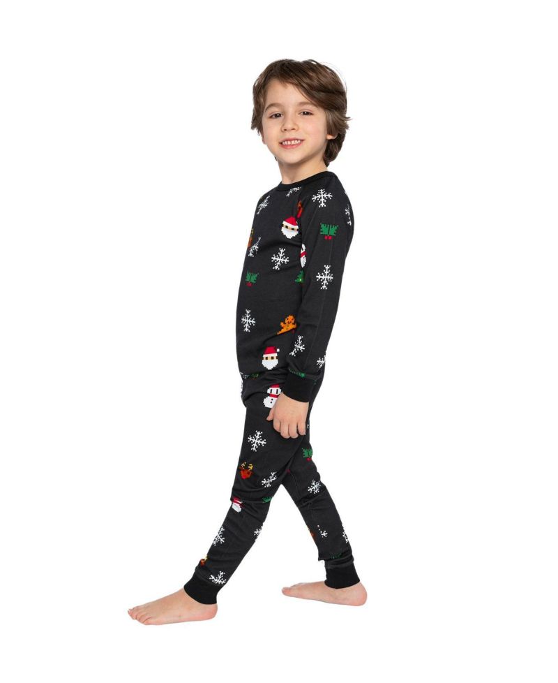 Little and Big Boy (6 - 12) Cotton Two-Piece Pajama Set