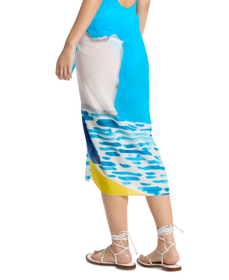 Women's Printed Woven Beach Cover-Up Sarong