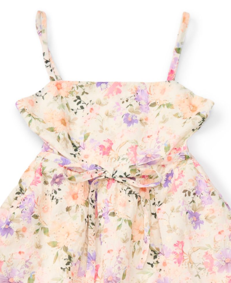 Girls' 7-16 Self-Tie Waist Maxi Dress