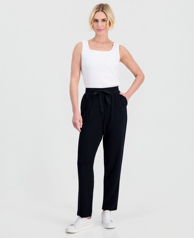 Petite LuxLounge French Terry Fleece Sweatpants