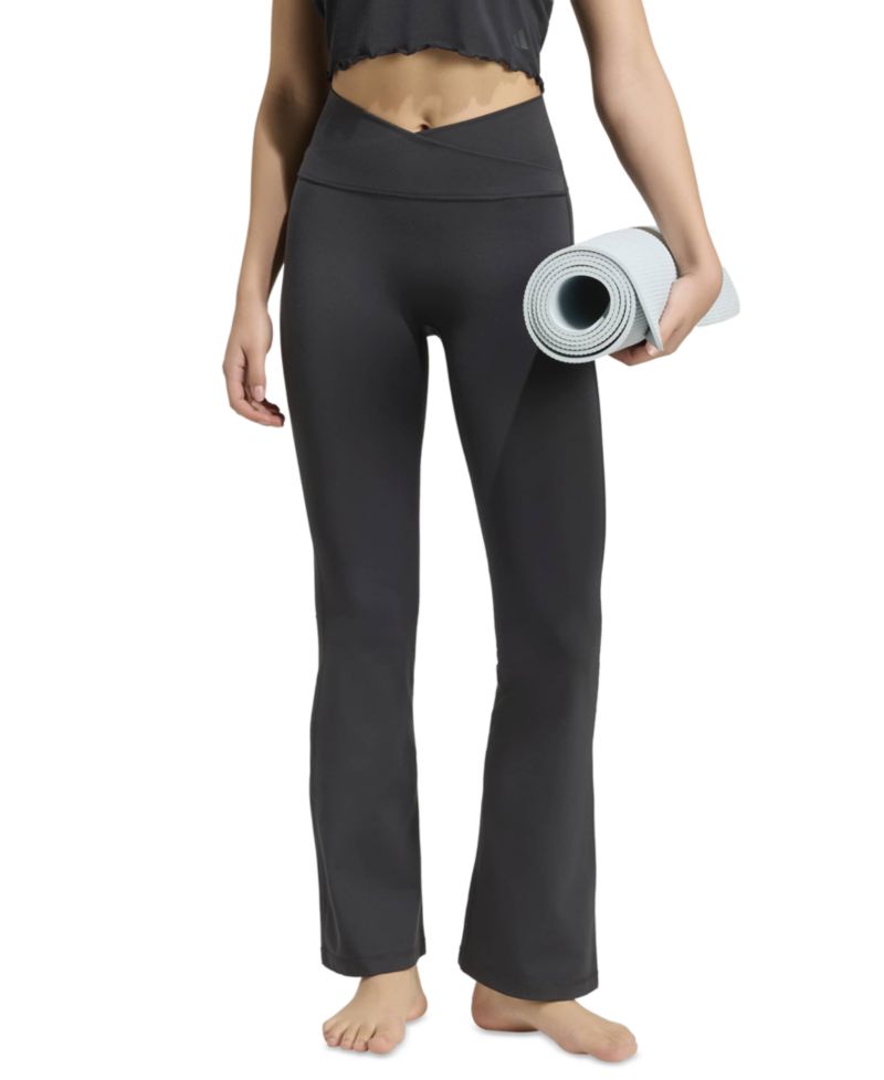 Women's 3-Stripes Studio All Me Flare X-Over Training Tights