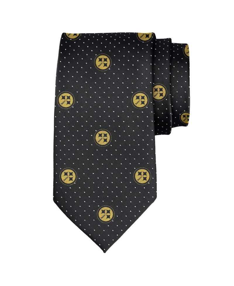 Men's Pittsburgh Steelers Game Day Polka Dot Tie